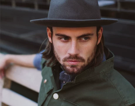 MIUGO金菲斯复古礼帽大号大头围爵士毡帽...