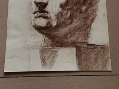 六十年代吴作人素描手稿。品相如图。作品保真...