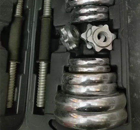 2o公斤哑铃一成式9一成新，箱子完好，12...