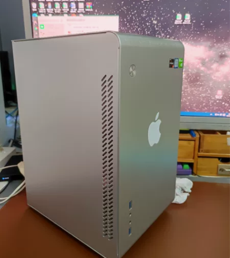 乔思伯U3银色机箱 matx 全铝小钢炮 ...