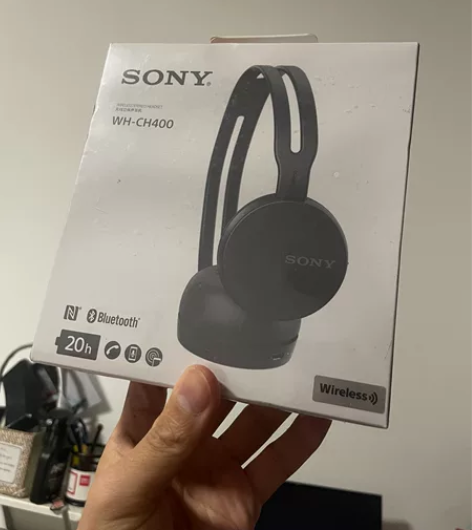 索尼无线蓝牙耳机 WH-CH400 全新未...