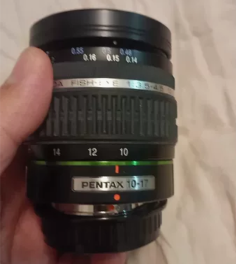 宾得单反镜头，fisheye 10-17m...