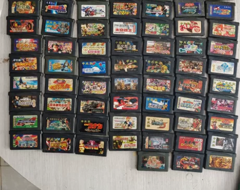 GBA卡打包出售，一大堆73张，基本都是中...