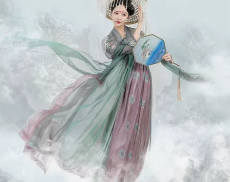 都城南庄汉服 幻苍穹 原创印花绣花新品齐胸...