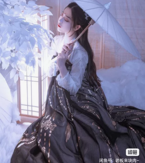 艺缕原创正品汉服齐胸襦裙改良汉服女传统中3...