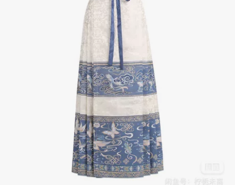 七月夕 九定 明制马面裙织金马面仿妆花马面...