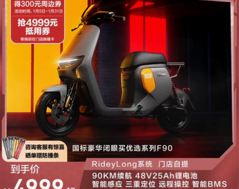 Ninebot九号电动自行车远行者F90智...