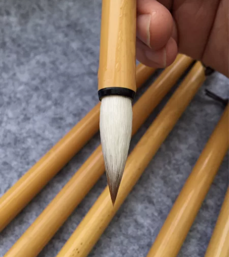短锋兼毫毛笔 狼羊兼毫短峰毛笔 行书颜体楷...