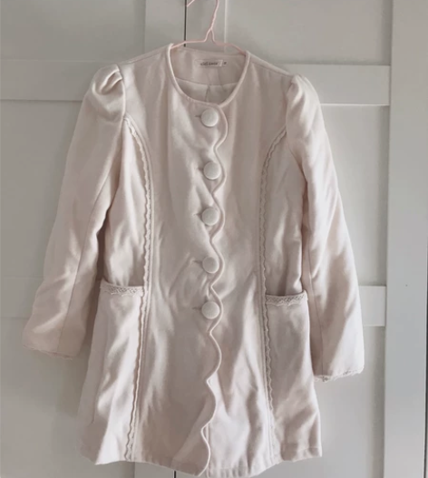 cici家 毛呢长款大衣 淑女可爱减龄 波...