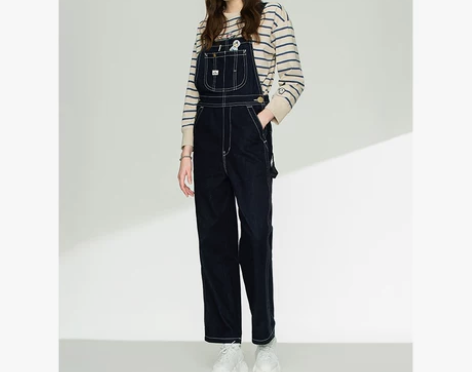 Lee商场同款21秋冬新品清水洗女经典背带...