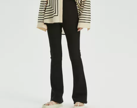 Lani/经典神裤！简约百搭高腰显瘦弹力微...