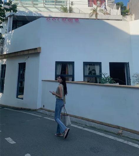 阔腿牛仔裤 s微弹力