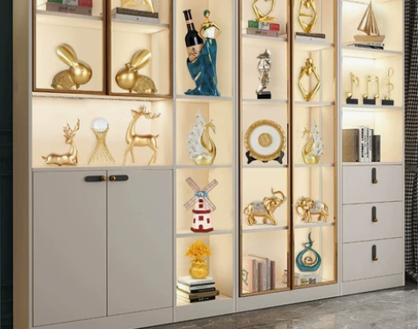 轻奢工艺摆件套装搭配组合酒柜家居玄关装饰品...