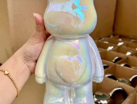 全新包邮！网红暴款轻奢暴力熊摆件家居客厅电...
