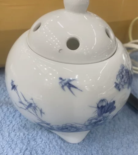 定时调温电子檀香炉 陶瓷香薰炉 沉香炉精油...