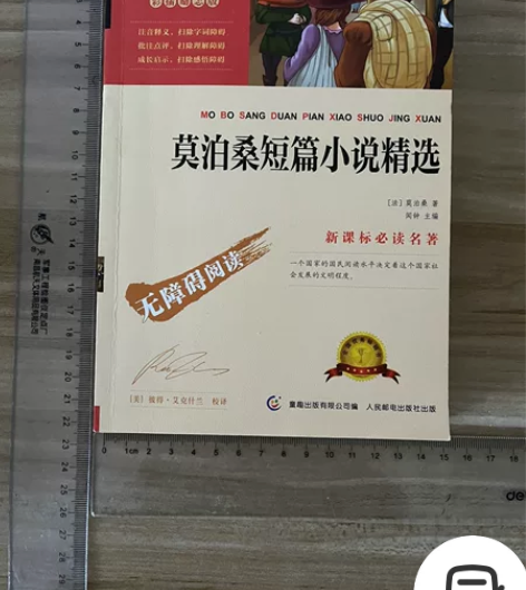 包邮莫泊桑短片小说精选95成新 实物拍摄，...