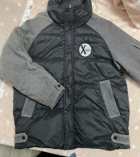 90绒，男士羽绒服，保暖舒适，穿过一次，闲...