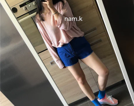 nam.k韩国女装 复古原宿风显瘦显高显腿...