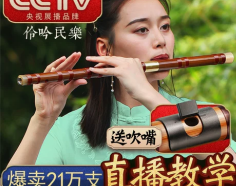 专业竹笛儿童初学零基础入门笛子乐器学生E精...