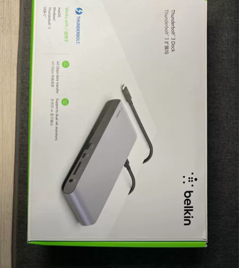 贝尔金 13合一专业版pro雷电3拓展坞扩...