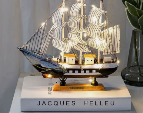 大大大大大减价】一帆风顺帆船模型摆件客厅房...