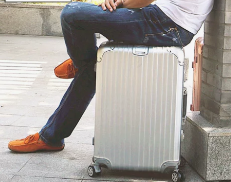 复古款拉杆箱女铝框行李箱子男旅行箱包万向轮...