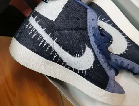 nike blazer 刺绣   王一博同...