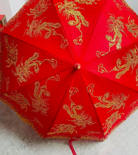 婚伞新娘伞,就用了一小会儿,完好无损,现闲...