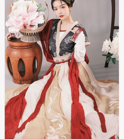 耀春  醉芙蓉 原创  唐制汉服女中国风唐...