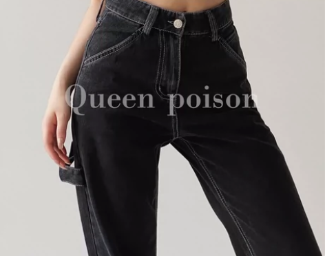 泫雅高腰直筒拖地裤 s码，腰围60 胖了穿...