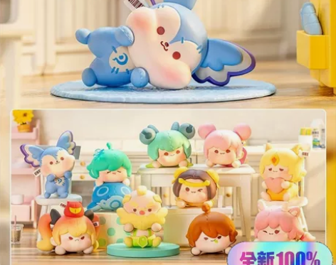 正版现货王者荣耀小英雄胖胖系列盲盒潮玩手办...