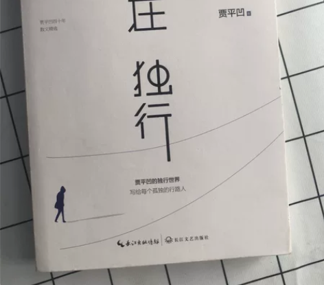 自在独行 贾平凹 书里面完好 无笔迹和污渍...