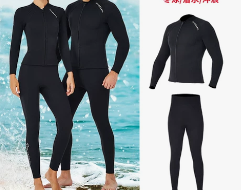 【狂欢价】2MM潜水服男分体保暖泳衣女长袖...