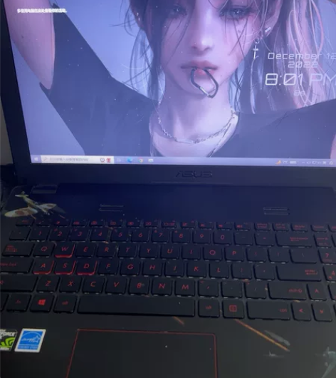 一手自用华硕飞行堡垒fxpro笔记本电脑 ...
