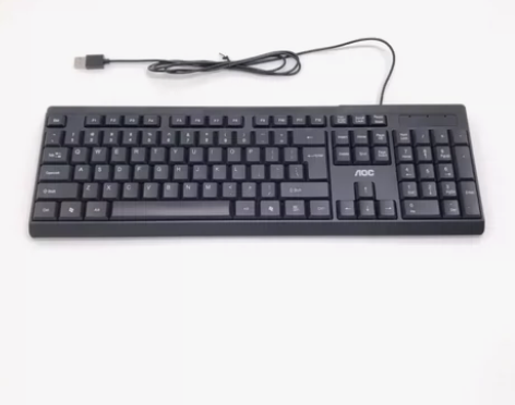 AOC KB161有线单键盘USB笔记本台...