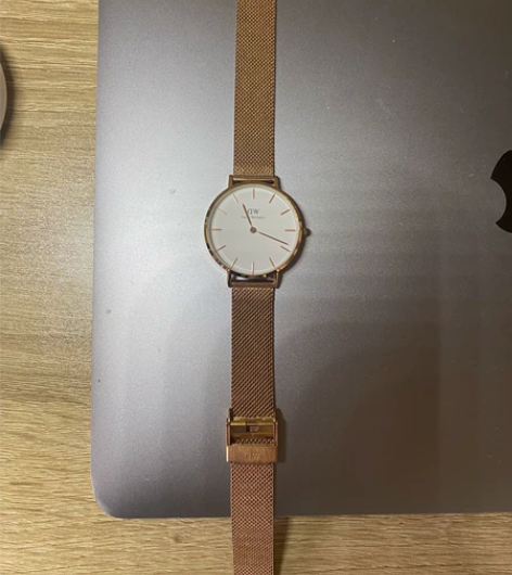 DW手表和手镯一套 女款 手镯玫瑰金小号 ...