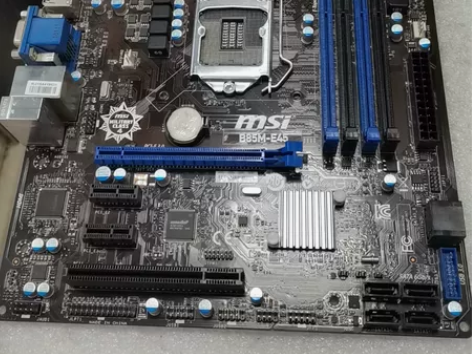 微星B85M一E45拆机主板如图所示正常使...
