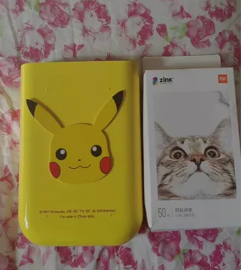 小米口袋相机，皮卡丘定制版 小米专用相纸4...