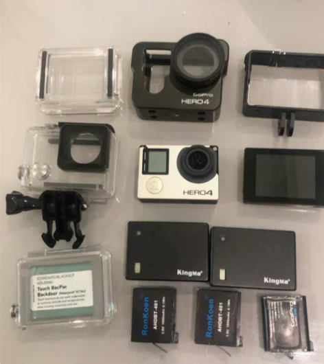 GoPro 4 黑 黑狗4 带背夹显示屏 ...