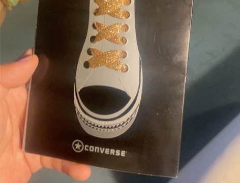 正版 匡威 金色 金丝 携带 感兴趣的话点...