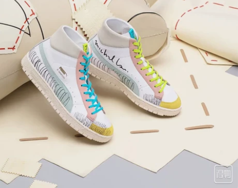 彪马新款高帮板鞋 只穿过一次，情侣鞋，转卖...