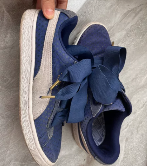 puma彪马蕾哈娜蝴蝶结板鞋 38.5码（...