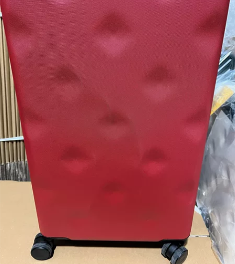 不莱玫行李箱22plus圆点纹红色拉杆箱 ...