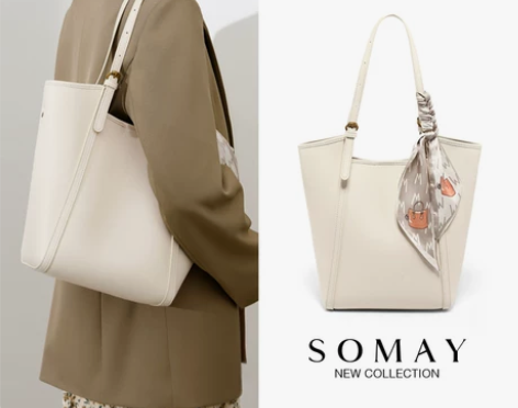 Somay包包2022新款托特包女通勤大包...
