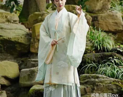 [魔改完成]都城南庄传统汉服明制披风 魔改...