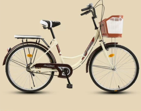 【99价】自行车女士通勤轻便单车普通复古实...