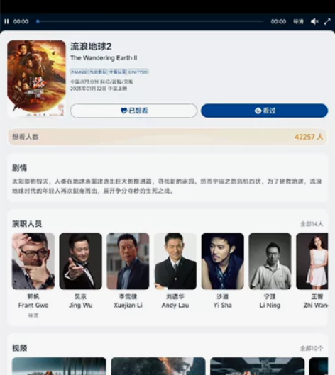 电影票流浪地球,满江红…… 湛江万达/华都...