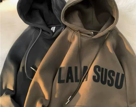 （处理200件男士卫衣）加绒圆领带帽卫衣男...