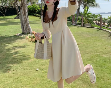 连衣裙女成人小个子春夏2023新款气质显