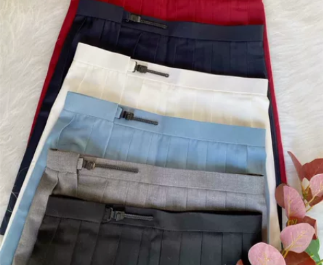 日系基础款Jk短裙 纯色裙 不良 校服半身...